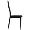 Vidaxl Dining Chairs, 4 Pcs, Black, Upholstered In Faux Leather
