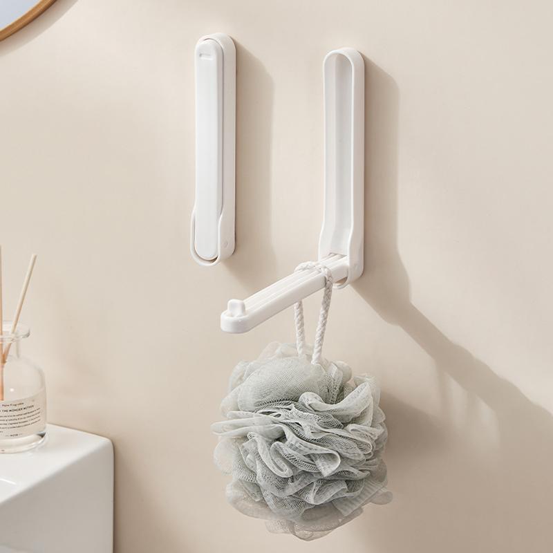 Clothes Hanger Storage Artifact No Punching Bedroom Organization Multifunctional Household Foldable Clip-Proof Anti-Slip