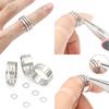 Stainless Steel Jump Ring Open Closing Finger Ring For Diy  Jewelry Making Tool