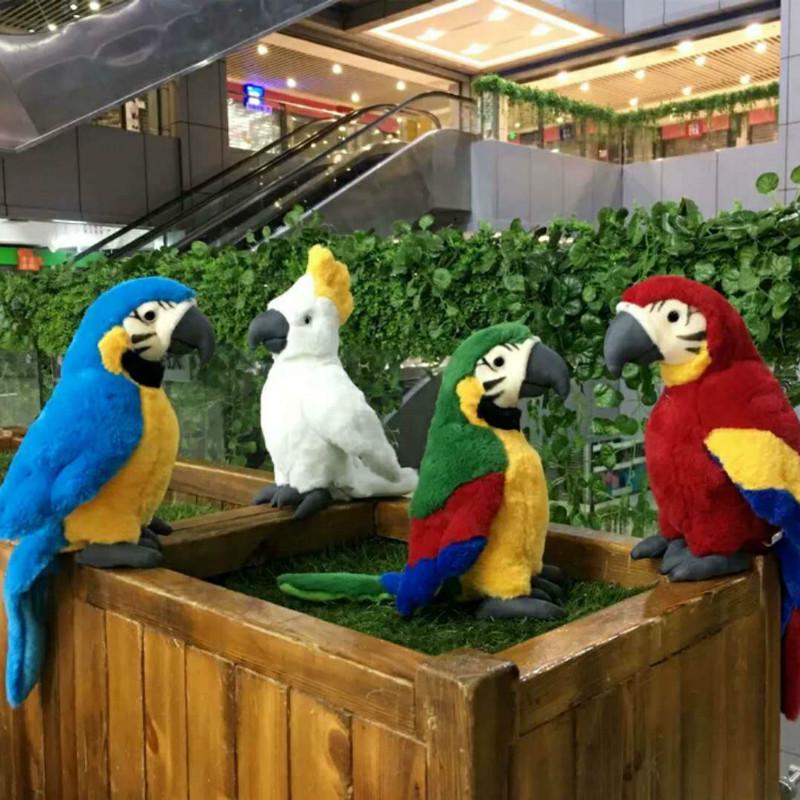 Muñeco de peluche de guacamayo King Kong, loro, muñeco de loro, muñeco de máquina, pájaro, juguete de peluche, regalos