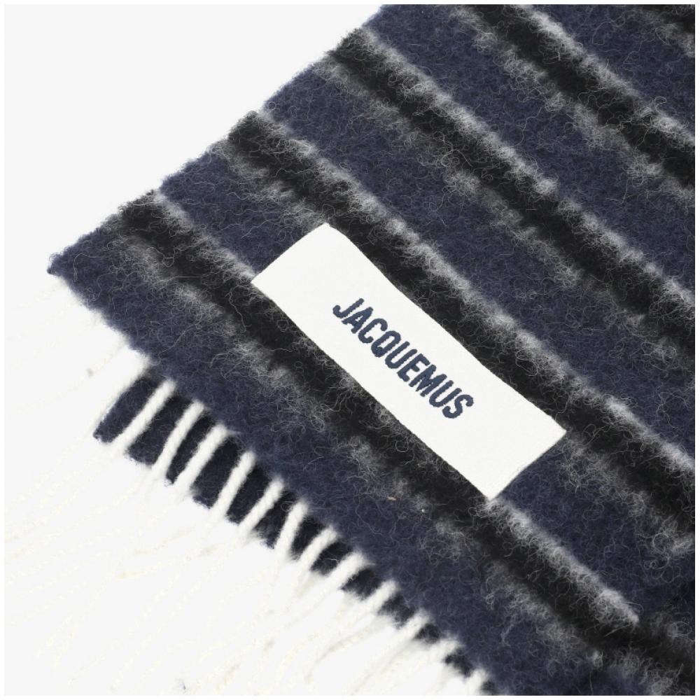 Jacquemus Alpaca Fringe Scarf Les Chapeaux Rayures Acu00774ak00289