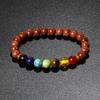 7 Chakra Diffuser Bracelets Men Women Natural Lava Stone Crystal Healing Anxiety Jewelry Mandala Yoga Meditation Bracelet Gift