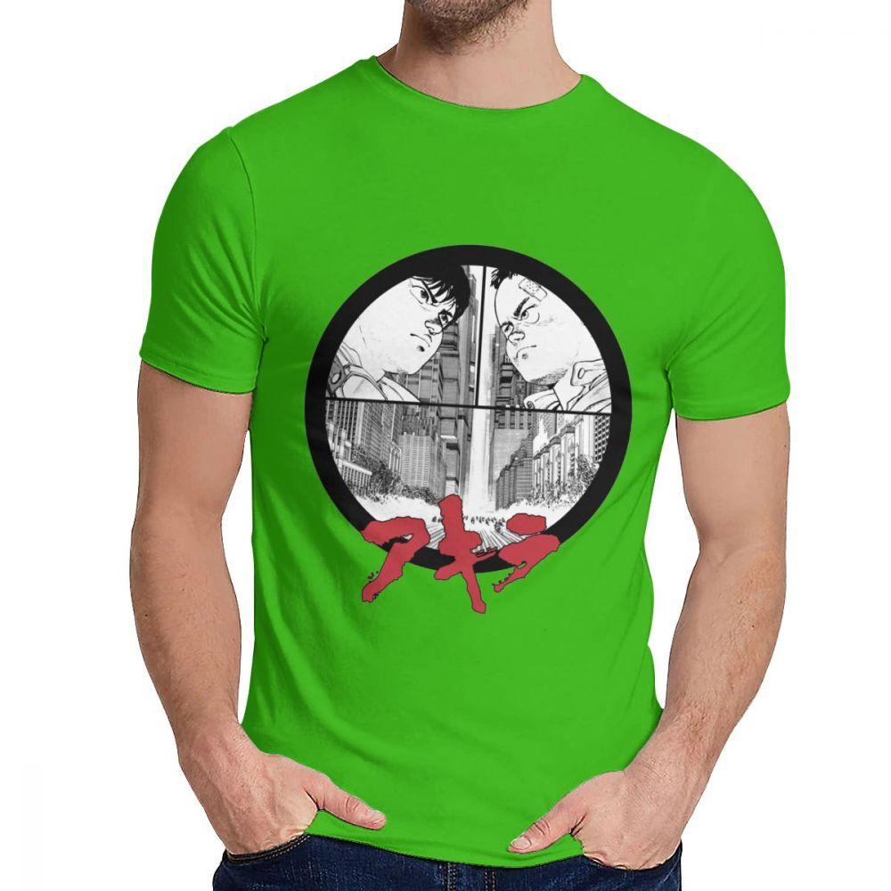 Novlety O Neck Akira T Shirt Graphic Print For Male Cotton La Camiseta