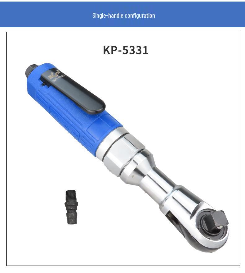 Gaobao 1/2 & 3/8 Inch 90° Pneumatic Ratchet Wrench - Right Angle Air Impact Tool