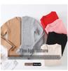 100% Wool Striped Round Neck Kids’ Thermal Sweater - Medium to Large, Unisex, Autumn/Winter
