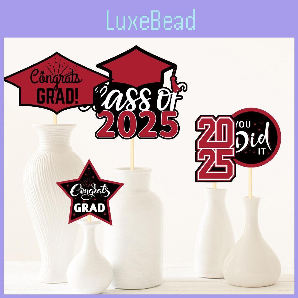 Party Plugin Decoration Kit With Vases Sign Stakes For Graduation Celebration