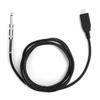 USB Guitar Cable USB Male to 6.35mm Mono Jack Connector Cord Guitar Base to PC Recording Cable3 M