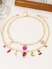 Charm Girl Necklace Shell Beach Jewelry Cute Necklace for Girlfriend Choker Women Gift Strawberry Evil Eye Accesorios