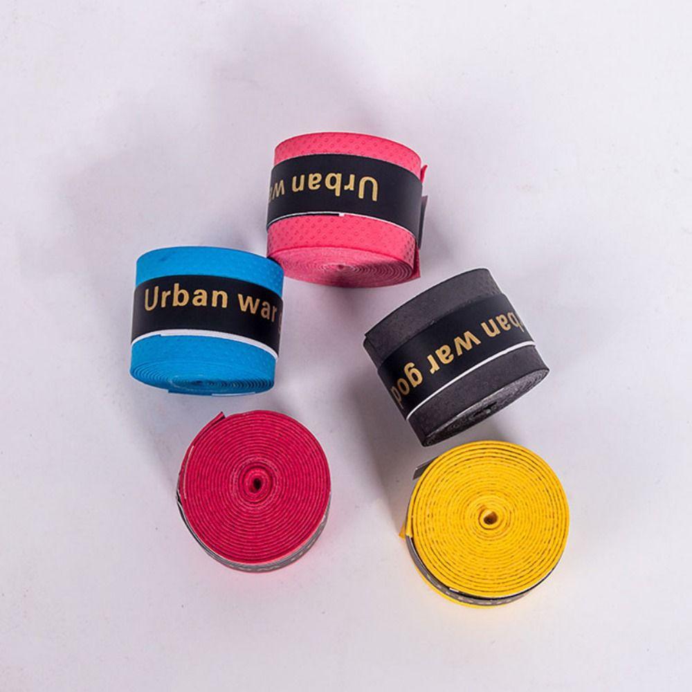 PU Anti-Slip Tennis Sweat Tape Elasticity Elasticity Badminton Racket Sweatband  Badminton