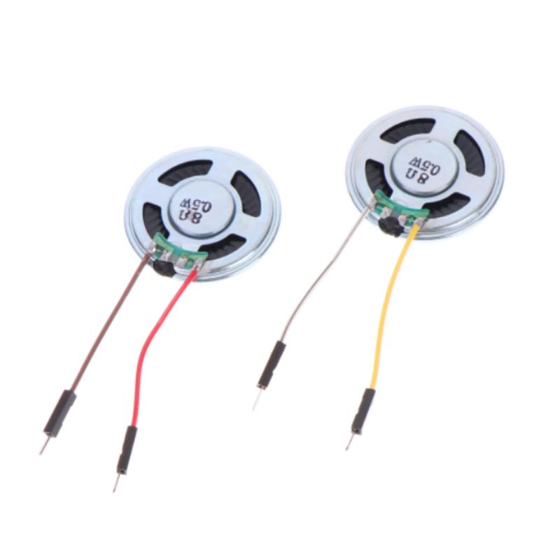 1/5Pcs 8 Ohm 8R 0.5W Speaker Electronic Dog Toy Horn Speaker Diameter 40Mm Loudspeaker With Dupont Wire Male Female Plug