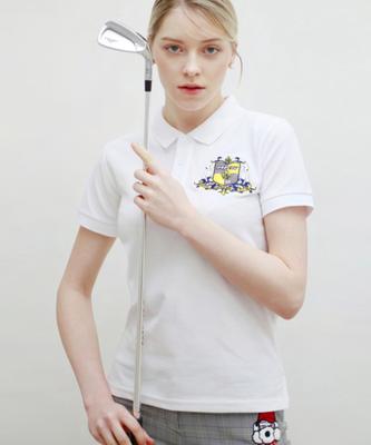 MFS GOLFWEAR Bedlington Emblem Point Solid T-Shirt