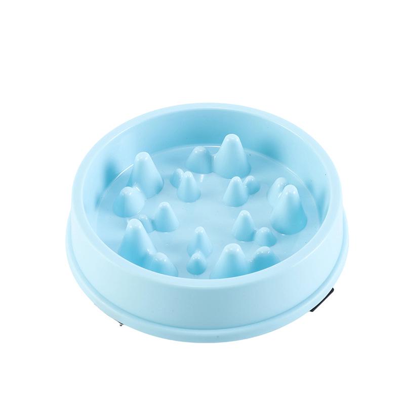 Anti-Choking Pet Feeder Bowl with Suction Cup for Cats and Small to Medium Dogs