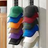 Hat Storage Rack Holds 8 Hats Wall Mountable Space Saving Hat Organizer Large Capacity Rack for Baseball