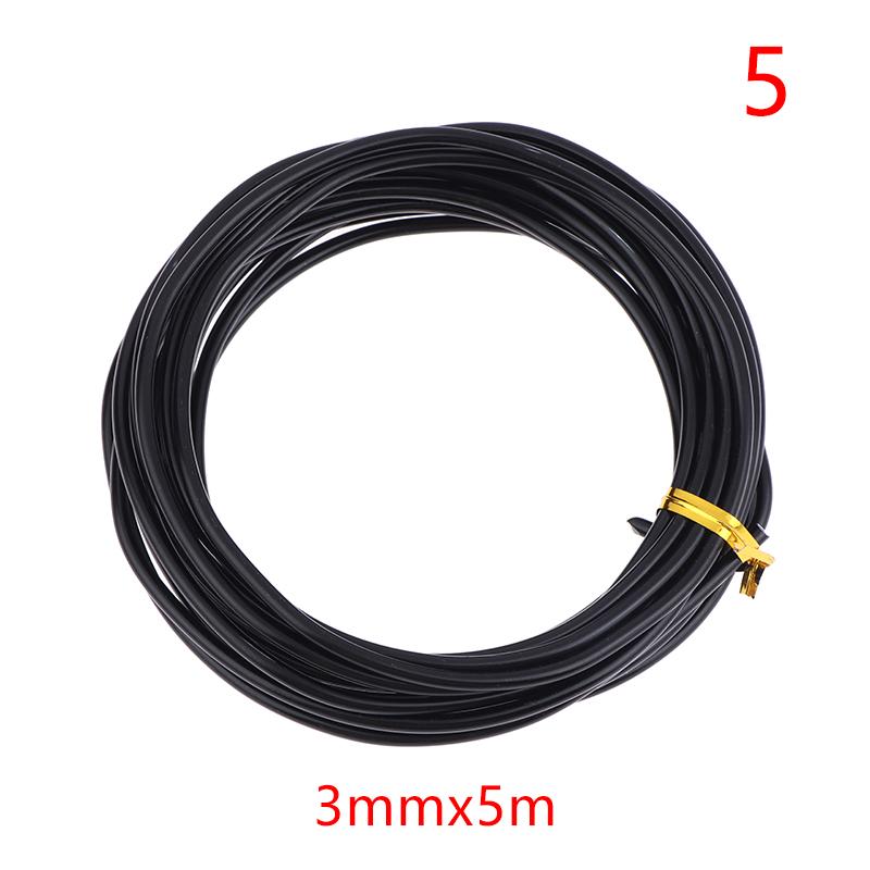 5M Anodized Aluminum Bonsai Wire - Plant Support & Shaping Tool, Ideal for Garden DIY Accessories