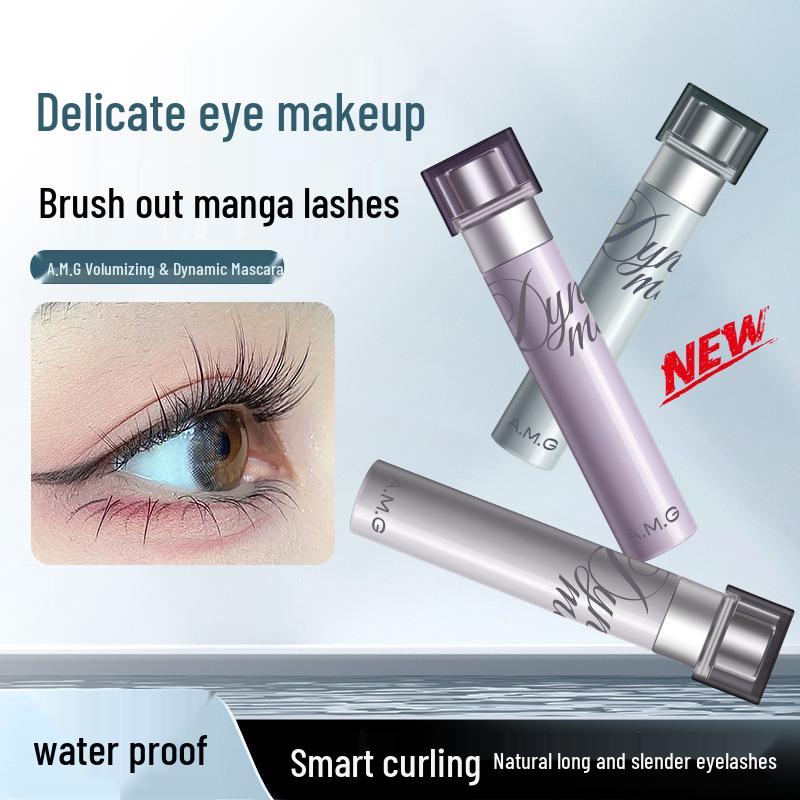 A.M.G Dynamic Thickening Mascara: Natural Curl, Long-Lasting, Waterproof & Smudge-Proof.