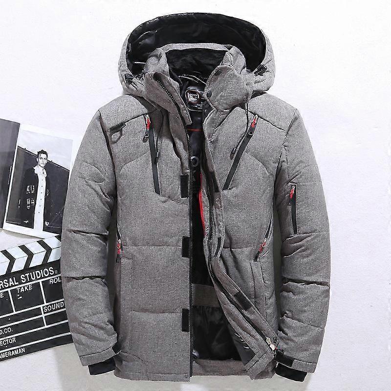 Winter Down Jacket Men's Short Sports Outdoor Windproof, Plush and Thickened Winter Jacket