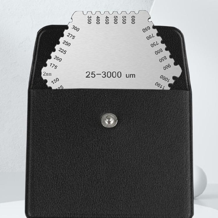 High Precision Measuring Tool Manual Measurement Thickness Gauge Paint Thickness Gauge Hexagon Wet Film Comb Stainless