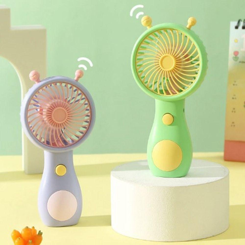 

Cute Cartoon Snail Summer Handheld Snail Small Fan Portable Handheld Fan New USB Charging Fan фіолетовий