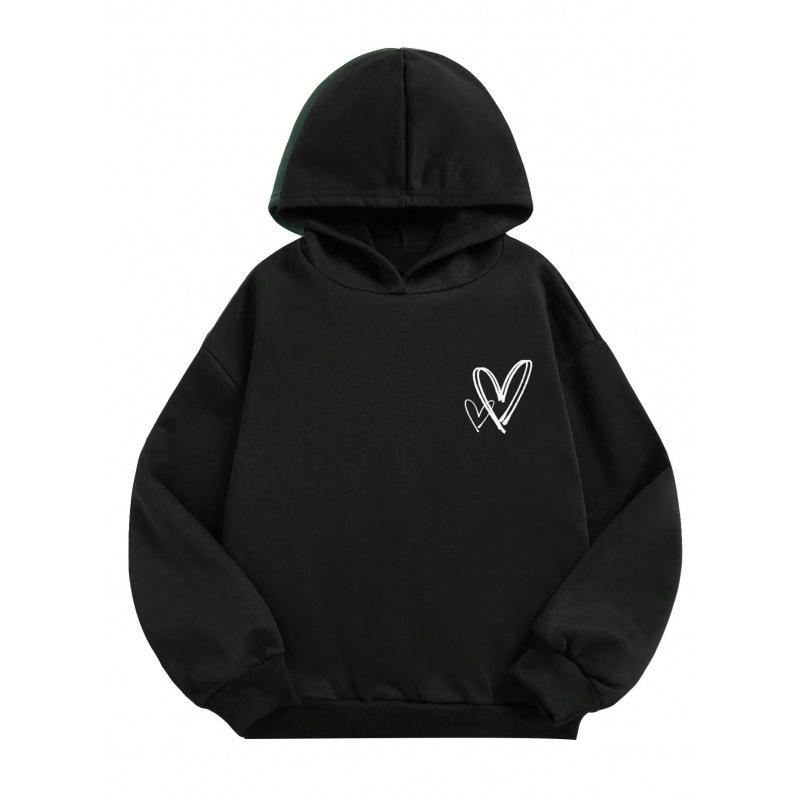 Couple Hoodie Casual Fashion Versatile Long Sleeve Trend Autumn Sports Fleece Pullover