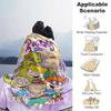 1pc Rugrats Home Decor Blanket: A Cozy Flannel Throw for Bedroom, Living Room, Travel, Camping, Car, Beach, Office Naps, Perfect Gift, Ideal Outdoor R
