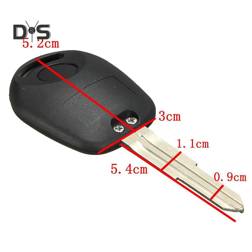 Guscio Portachiavi A Scatto Per SsangYong Actyon, Kyron, Rexton (2 Pulsanti, Senza Elettronica)
