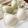 Thin Lingerie for Women Anti-sagging Seamless Bra Breathable Fixed Cup One-piece Bra Push Up Bra