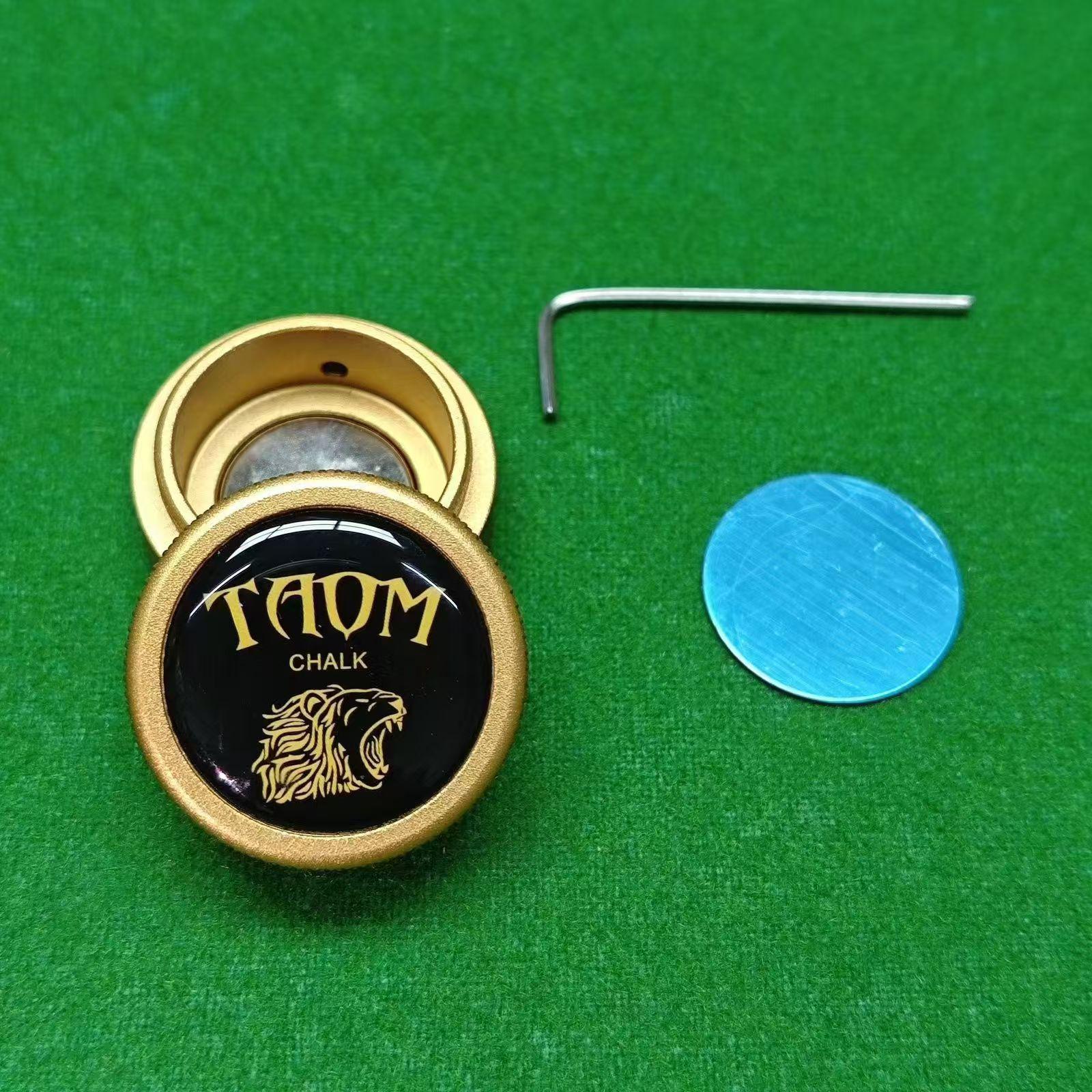 

Taom Taomu Сильный Магнитный Круглый Металлический Бокс для Мела для Бильярда