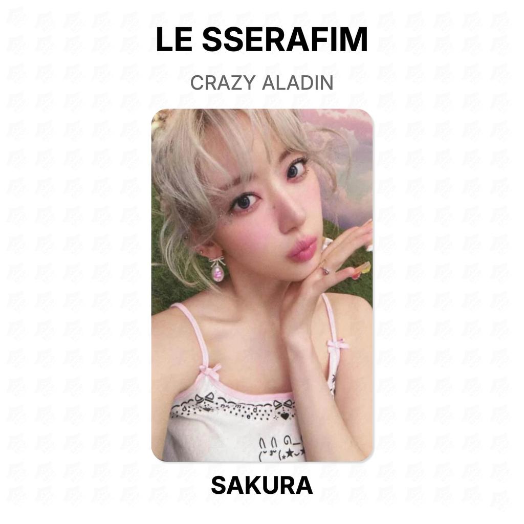 LE SSERAFIM CRAZY ALADIN Offizielle Fotokarte