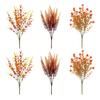 Autumn Artificial Flowers Outdoor Fake Plants UV Resistant Faux Flower In Bulk for Hanging Planters Porch Garden Vase Window Box