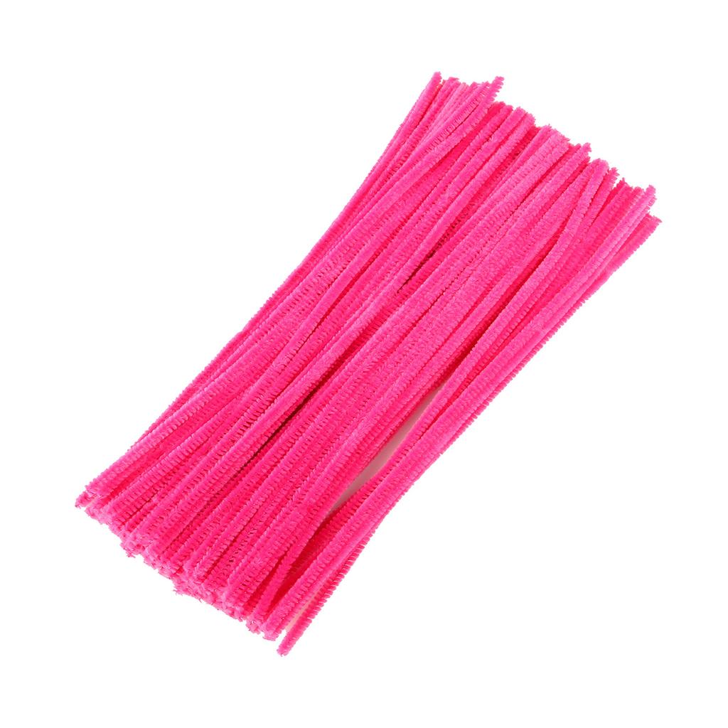 Colorful Chenille Stem Twisted Rod Wool Root Fluffy Bar Iron Wire DIY Handcraft Twisting Bar Hair Clip Decorations