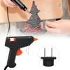 20W Hot Melt Glue   with   Manual   Electric Hot Melt Glue   (Black )