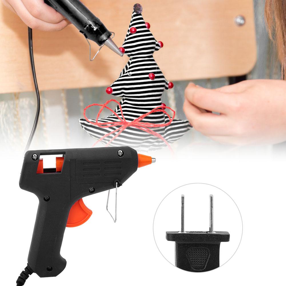 20W Hot Melt Glue with Manual Electric Hot Melt Glue (Black )
