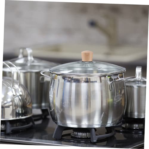 WATIIFUFU 2-Piece Wooden Pot Lid Knob Replacement Soup Pot Lid Handle, Universal, Easy to Grip, Easy to Clean, Durable