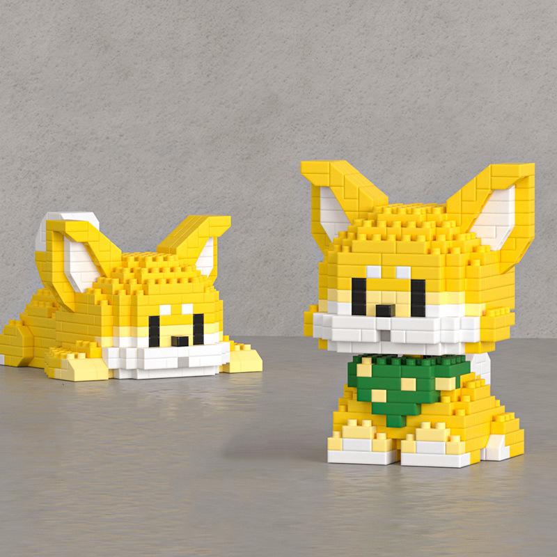 Creative And Interesting Mini Puppy Series Building Blocks Children's Educational Assembly Toys Cartoon Ornaments Birthday Gifts