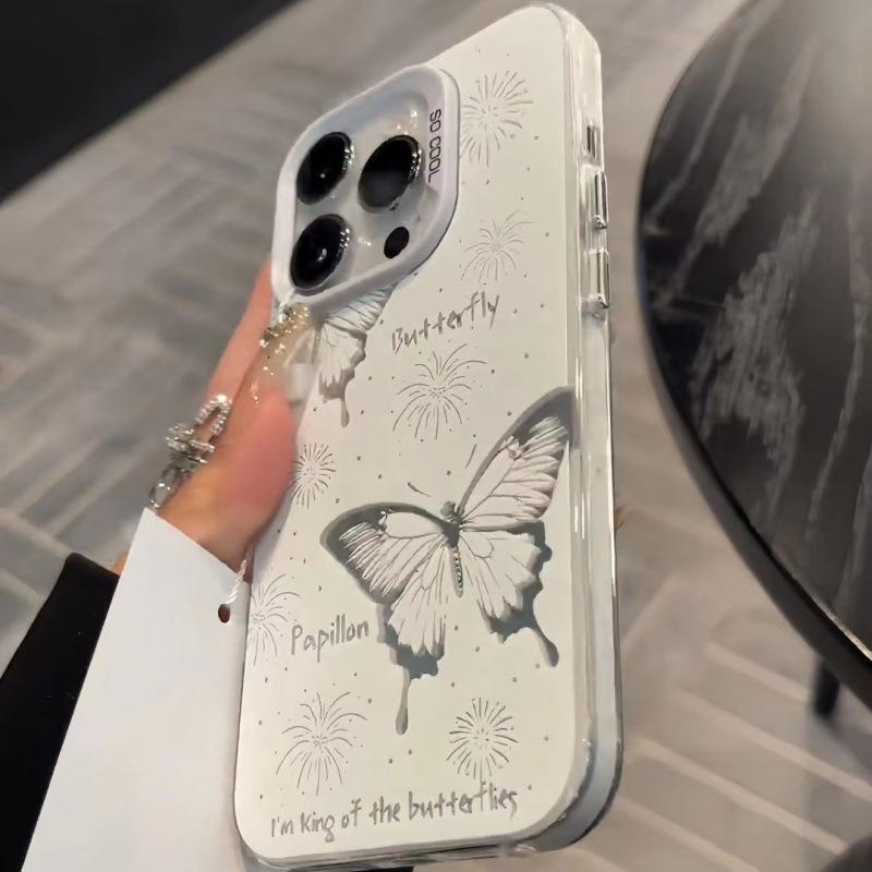 Firework Butterfly Suitable for 14pro Apple 16 Mobile Phone Case Iphone15promax Cool 13 Girl 12 Sex