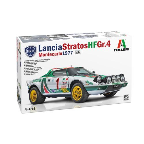 Italeri Tamiya 1/12 Car Series No. 4714 Lancia Stratos HF Gr.4 Monte Carlo 1977 Plastic Model 37707 (Car)