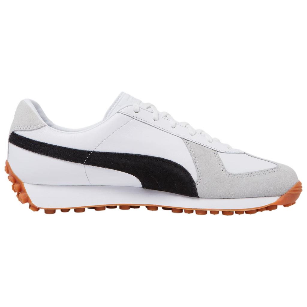 Puma Army Trainer Leather Comfortable Casual Low-Top Lifestyle Shoes Unisex Sneaker White Black 386944-02