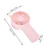 Mini Pink Handheld Fan – Portable, Quiet, 15x8x4cm