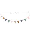 Children Bunting Triangle Pennant Colorful Flags Party Decor Banner Home Baby Shower Carnival Garland Washable