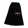 ZYLLO Hip Hop Y2k New Color Wexwear Embroidered Baggy Jeans Streetwear Jeans Men Women High Waist Wide Trouser Harajuku Black Pants