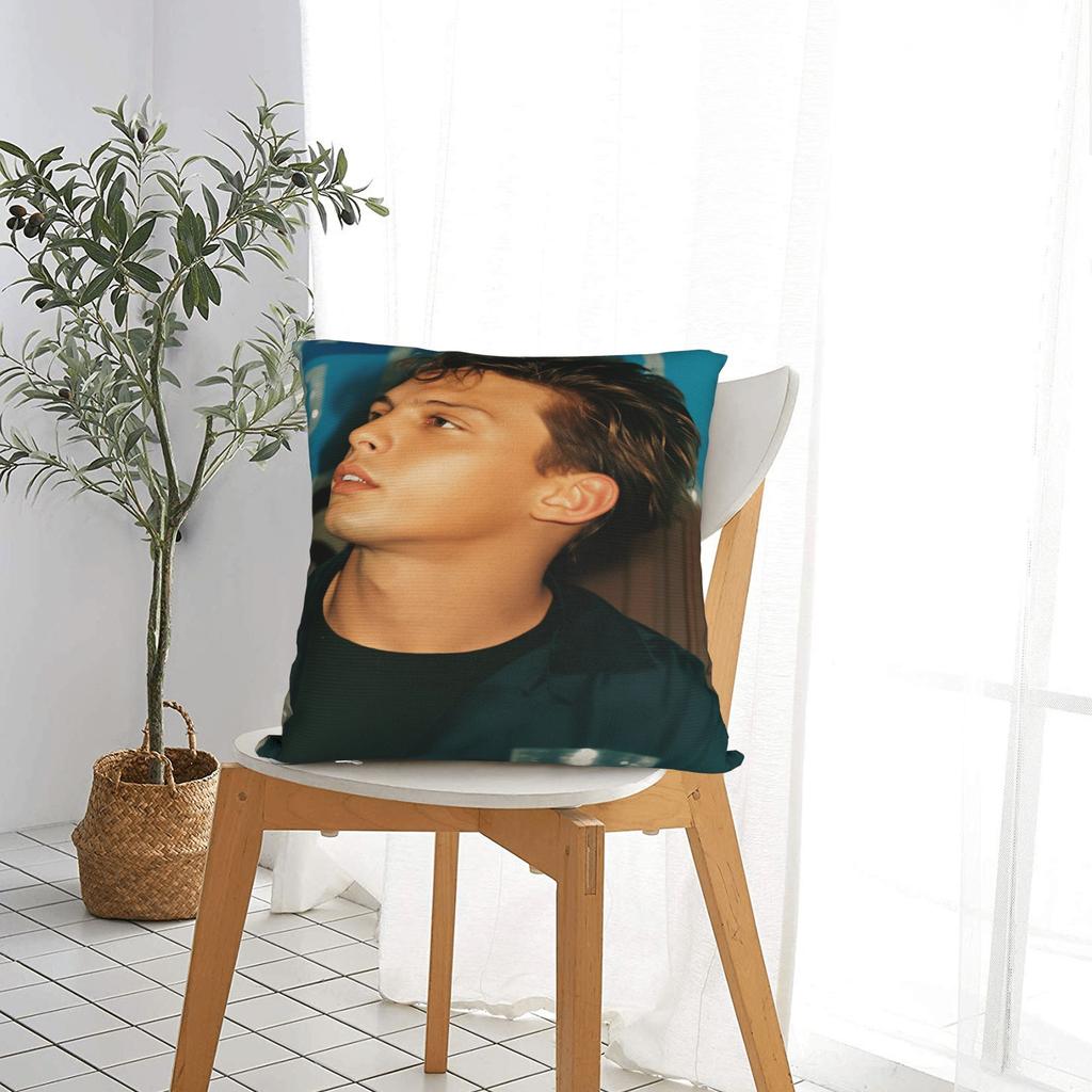 Singer L-Luis M-Miguel Pillow Cover  Retro Trendy Pillow Case For Sofa Couch Bed Living Room Soft Pillowcases Birthday Present