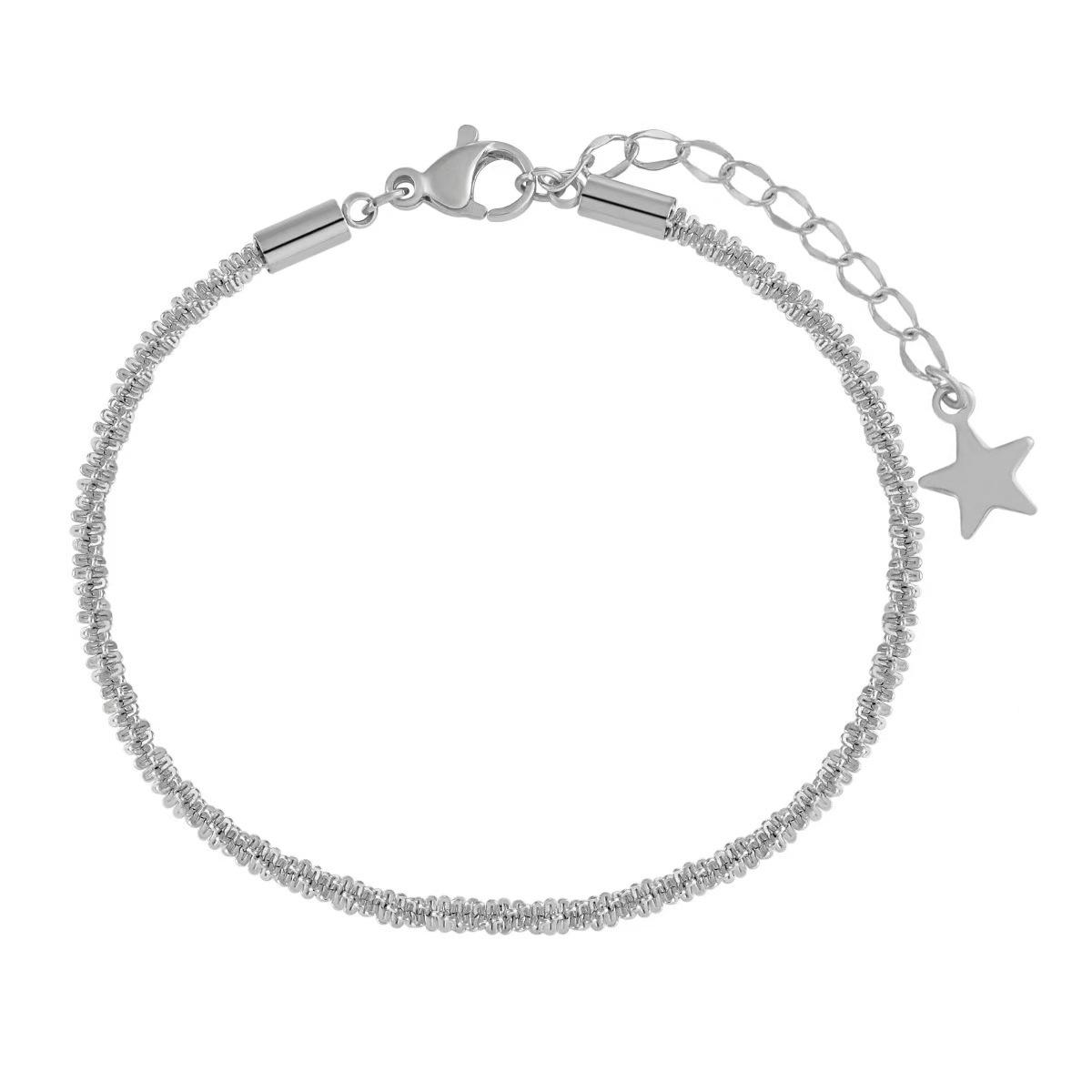 

Женский сверкающий браслет-цепочка «Цветная капуста» - Дизайн «Дыхание ребенка», Простые и универсальные аксессуары для рук