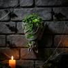 Sturdy Lightweight Planter Bat Resin Plant Pot Hanger, Gothic Hanging Flower for Garden Whimsical Porch Decor Decoration, 3D Printed Weatherproof