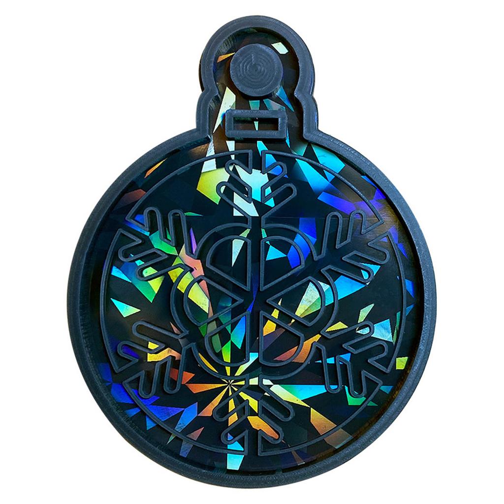 Light and Shadow Keychain Pendant Silicone Molds Christmas Snowflake Holographic Earrings Mold DIY Ornaments Mould Craft