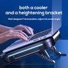 MEMO FL08 Strong Wind Cooling Stand Base Bracket Pad Powerful Fan Pressure Game Laptop Radiator Cooler
