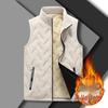 Men's Warm Lambswool Vest - Windproof, Thickened Cotton Jacket for Autumn & Winter