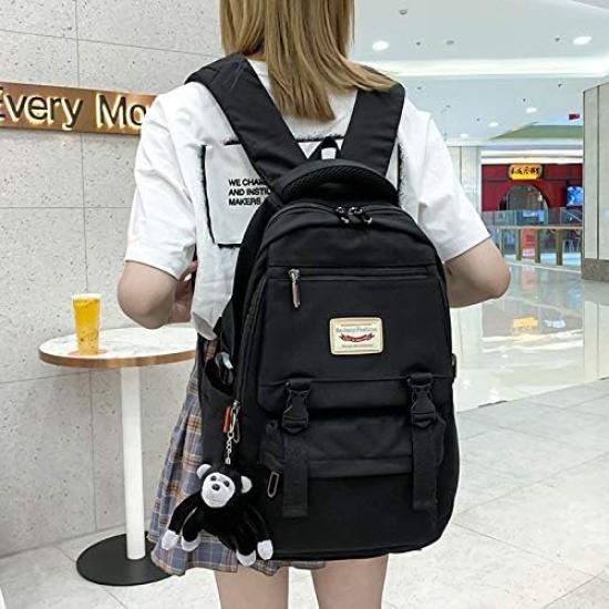 ZESU Koreanischer Rucksack für Damen, Große Kapazität, Perfekt für Pendeln, Reisen, Outdoor-Aktivitäten und die Schule. Unisex. Beliebter Rucksack für Damen und