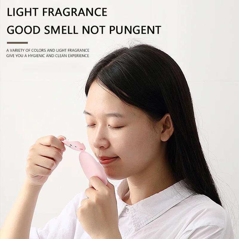 150Pcs Cute Travel Portable Soap Paper Outdoor Disposable Soap Flakes Hand Washing Mini Soap Pieces Boxed