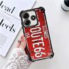 Retro Vintage License Plate Soft Phone Case For Xiaomi Redmi Note 14 15 Pro Plus 13 12 11S 11T 5G 10 9S 9 Plating Anti-Fall Fund