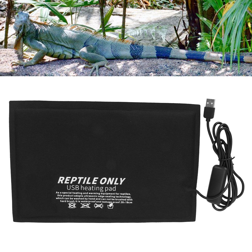 Reptile Heating Mat USB Reptile Heating Mat Under Tank Heating Pad with ThreeLevel Temperature